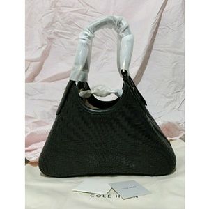 Cole Hann Genevieve Weave Small Triangle Tote